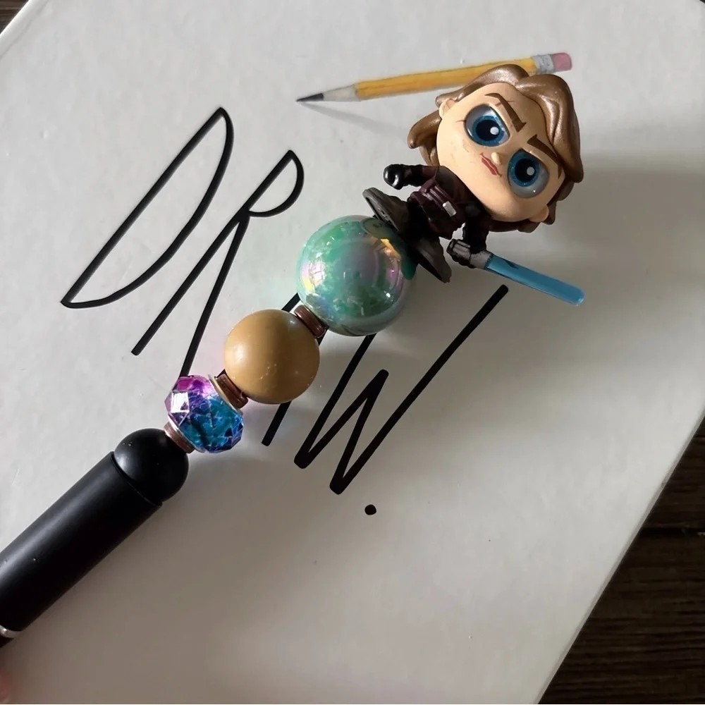 Disney Doorables: Star Wars: Anakin Skywalker handmade beaded pen